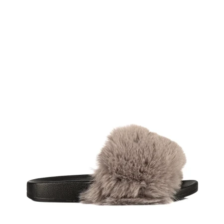 Papuci dama Connie gri