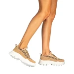 Pantofi sport dama Roveda bej inchis