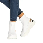 Pantofi sport dama Sedusa albi