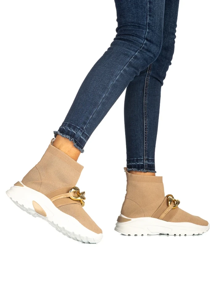 Pantofi sport dama Amalida bej