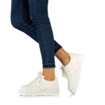 Pantofi sport dama Lumera albi