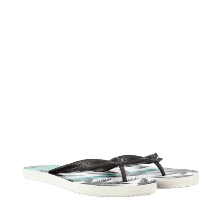 Papuci barbati Umin albi cu negru