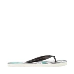 Papuci barbati Umin albi cu negru