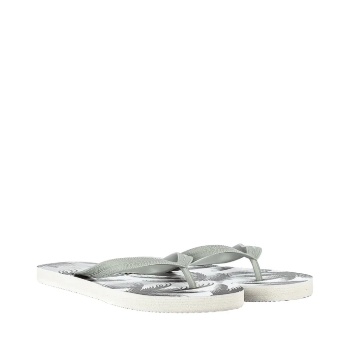 Papuci barbati Umin albi cu gri