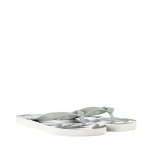 Papuci barbati Umin albi cu gri