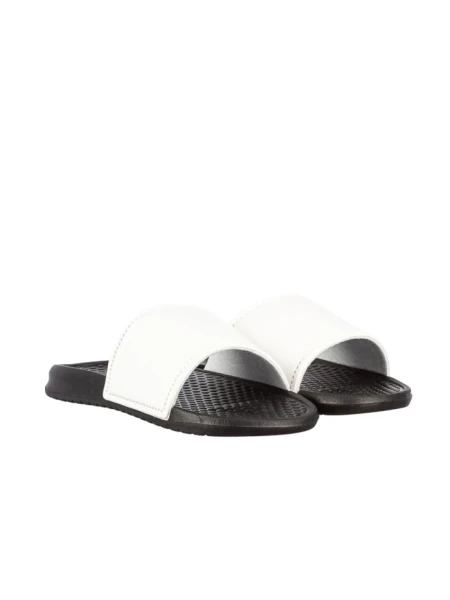 Papuci copii Mimes albi cu negru