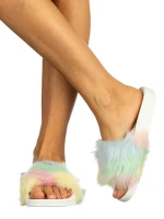 Papuci dama Clorys albi