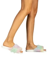 Papuci dama Clorys albi