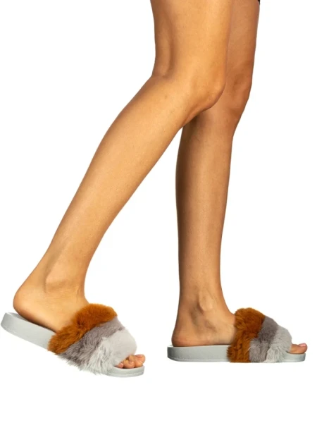 Papuci dama Drima gri