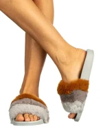 Papuci dama Drima gri