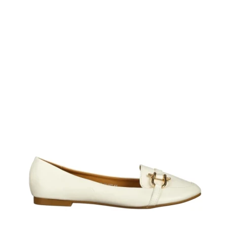 Mocasini dama Relina albi