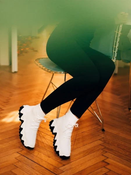 Pantofi sport dama Sorra albi