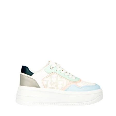 Pantofi sport dama Asiona roz cu bleu