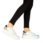 Pantofi sport dama Asiona roz cu bleu