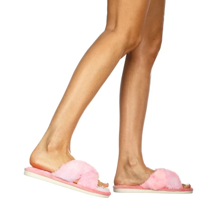 Papuci dama Zaya roz cu mov