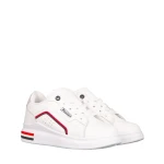 Pantofi sport copii albi din piele ecologica Hertena