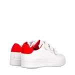 Pantofi sport copii Lamy albi cu rosu