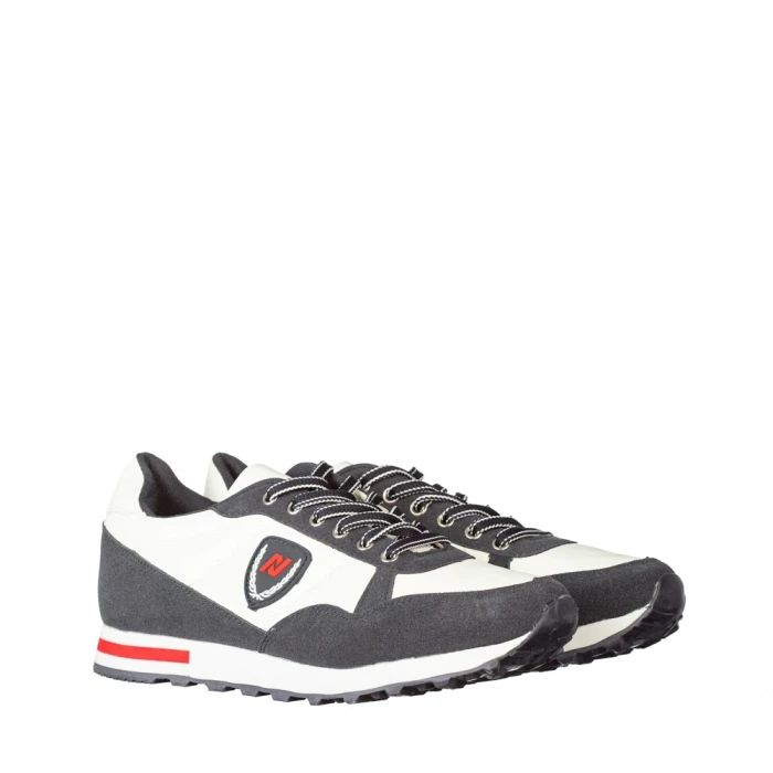 Pantofi sport barbati Vivino albi cu albastru