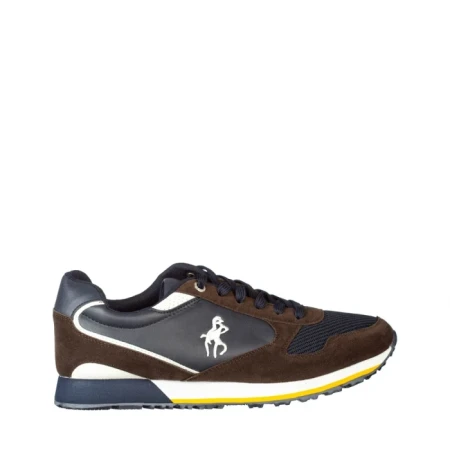 Pantofi sport barbati Gionopol albastri cu maro