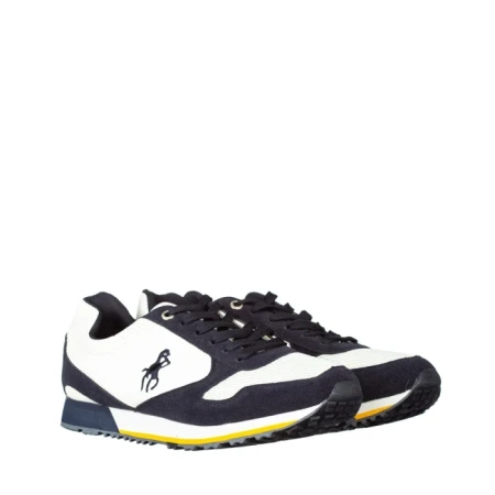 Pantofi sport barbati Gionopol albi cu albastru