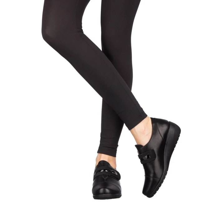Pantofi casual dama Disera negri