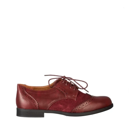 Pantofi dama casual Caseza grena