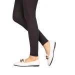 Mocasini dama Corilla albi