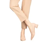 Pantofi dama cu toc Dimina bej