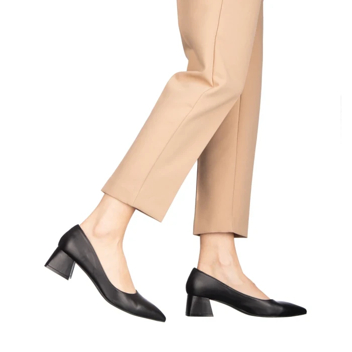 Pantofi dama cu toc Dimina negri