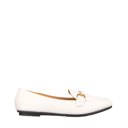 Mocasini dama Ryta albi