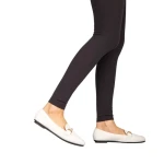 Mocasini dama Ryta albi