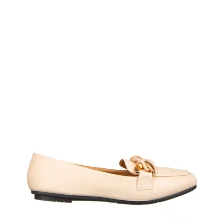 Mocasini dama Norita bej
