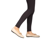 Mocasini dama Norita bej