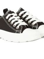 Tenisi copii Parila negri cu alb