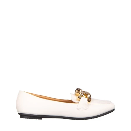 Mocasini dama Gionia albi