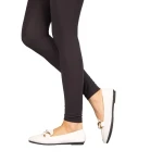 Mocasini dama Norita albi