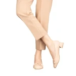 Pantofi dama cu toc Emina bej