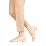 Pantofi dama cu toc Emina bej