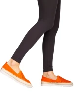 Espadrile dama Iovi portocalii