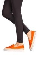 Espadrile dama Iovi portocalii