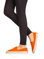 Espadrile dama Iasmi portocalii