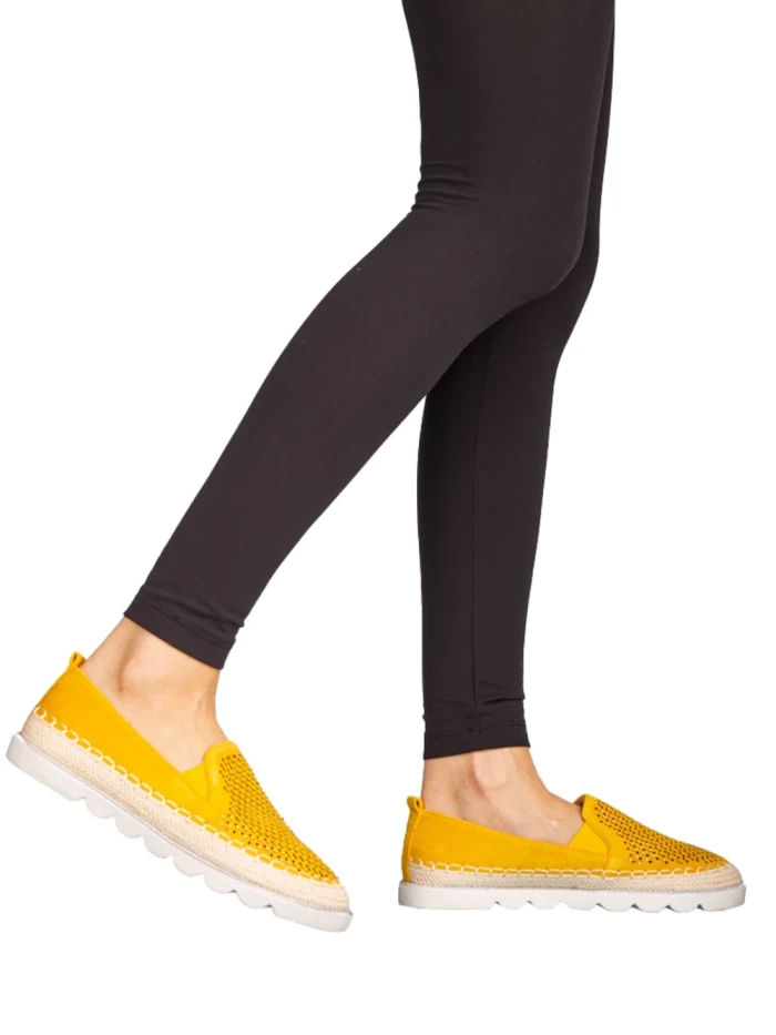 Espadrile dama Iovi galbene