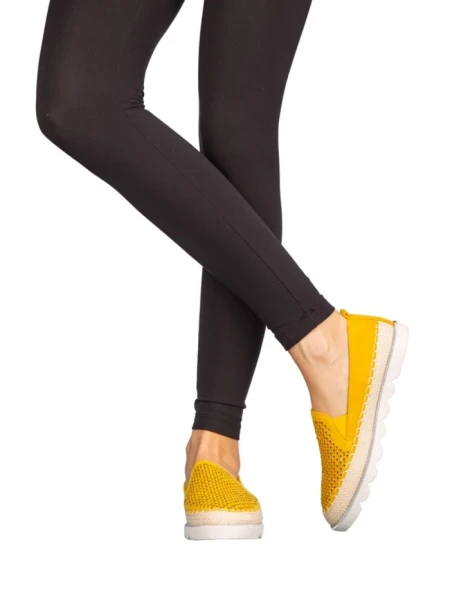 Espadrile dama Iovi galbene