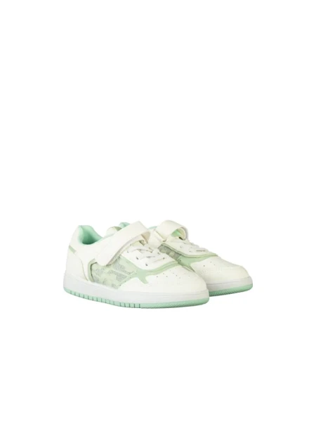 Pantofi sport copii verzi din piele ecologica Icala