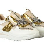 Pantofi sport dama Feriva aurii