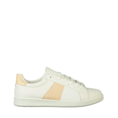 Pantofi sport dama Sezia albi cu bej