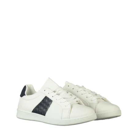 Pantofi sport dama Sezia albi cu albastru