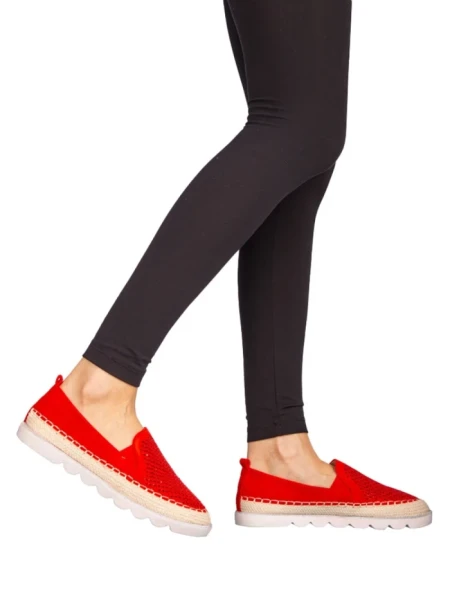 Espadrile dama Iovi rosii
