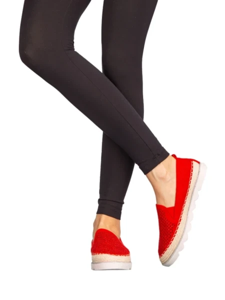 Espadrile dama Iovi rosii