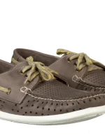 Pantofi barbati din piele naturala Timen gri